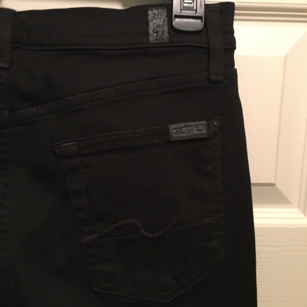 7 For All Mankind Distressed Ankle Jeans With Stretch - Picture 12 of 16